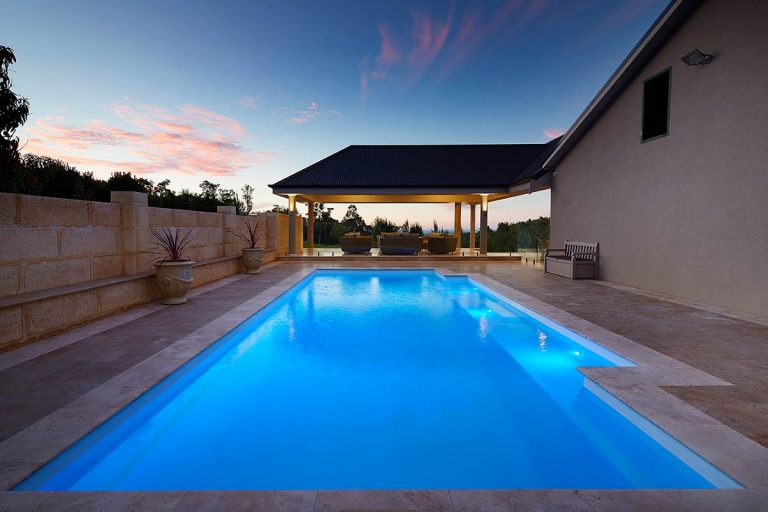 fiberglass salt water pool