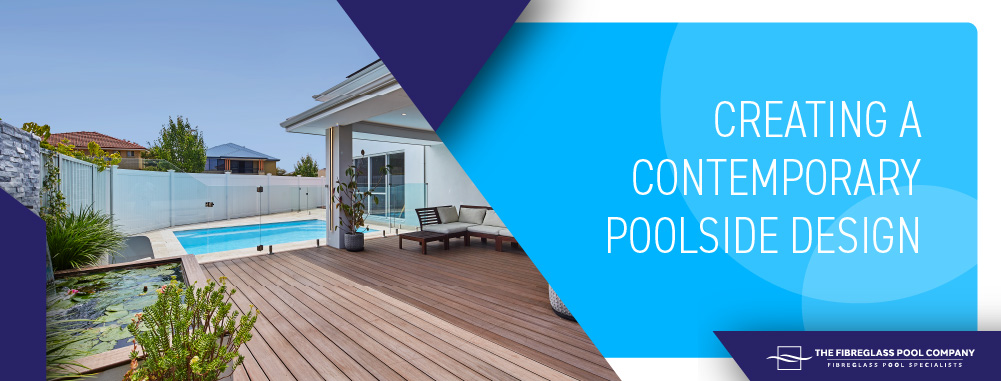 creating a contemporary poolside design banner