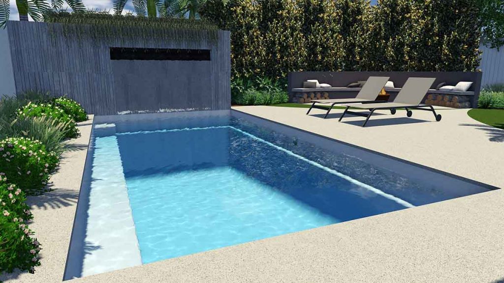 The Hampton 5.0m x 3.3m - The Fibreglass Pool Company